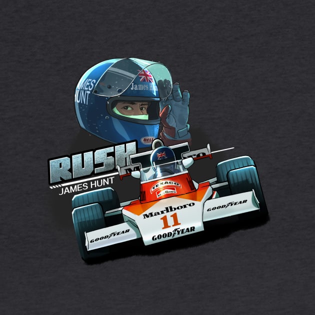 RUSH-James Hunt by mangbo